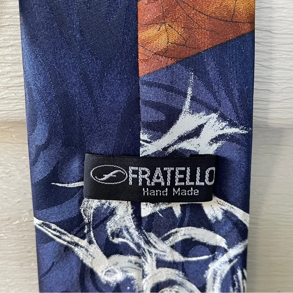 Fratello Cigar & Smoke Themed Tie